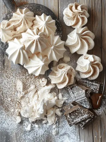 Chocolate Meringue Cookies