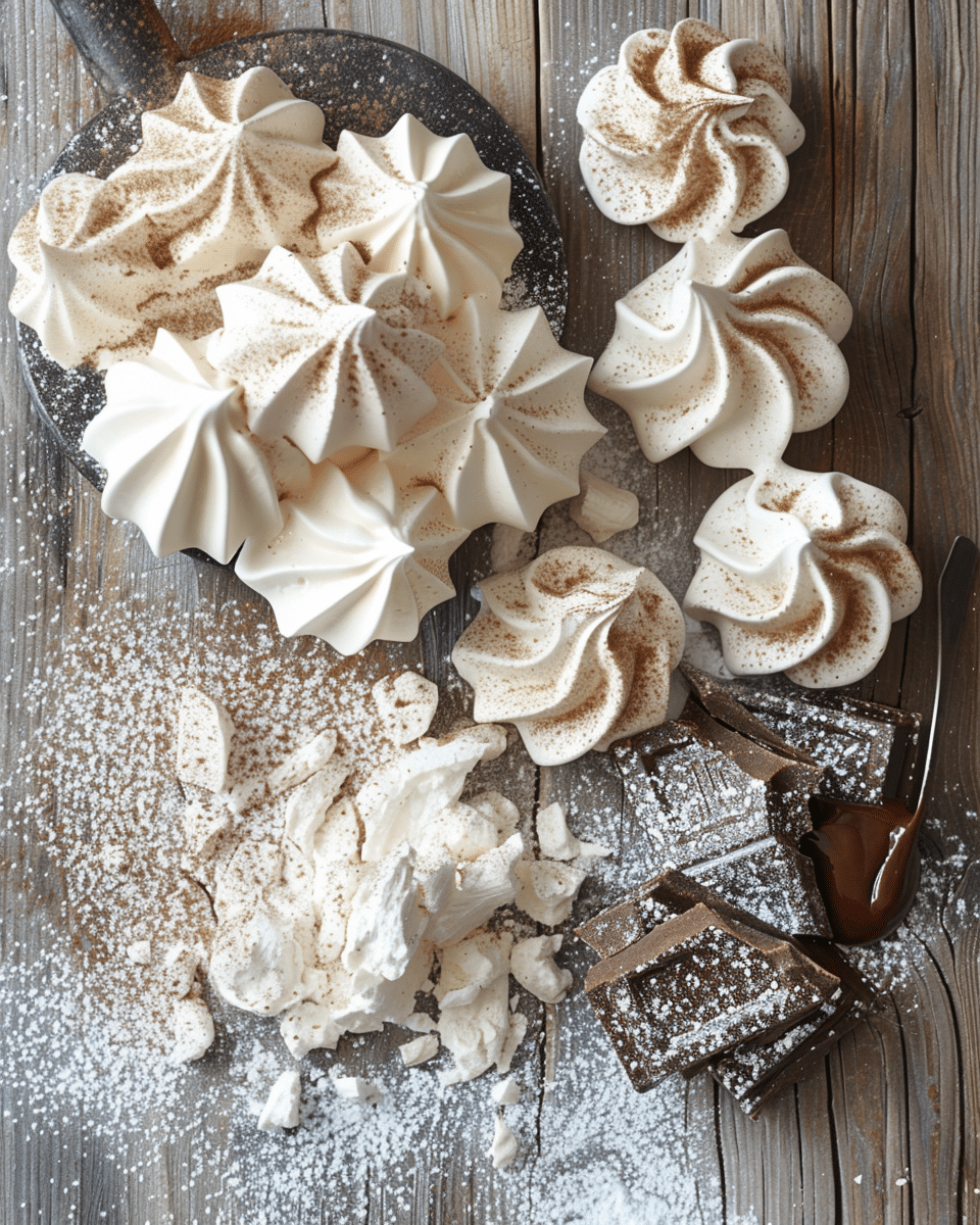 Chocolate Meringue Cookies