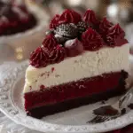 Christmas Red Velvet Cheesecake