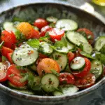 Classic Cucumber Tomato Salad
