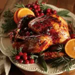 Cranberry Orange Glazed Turkey Breast