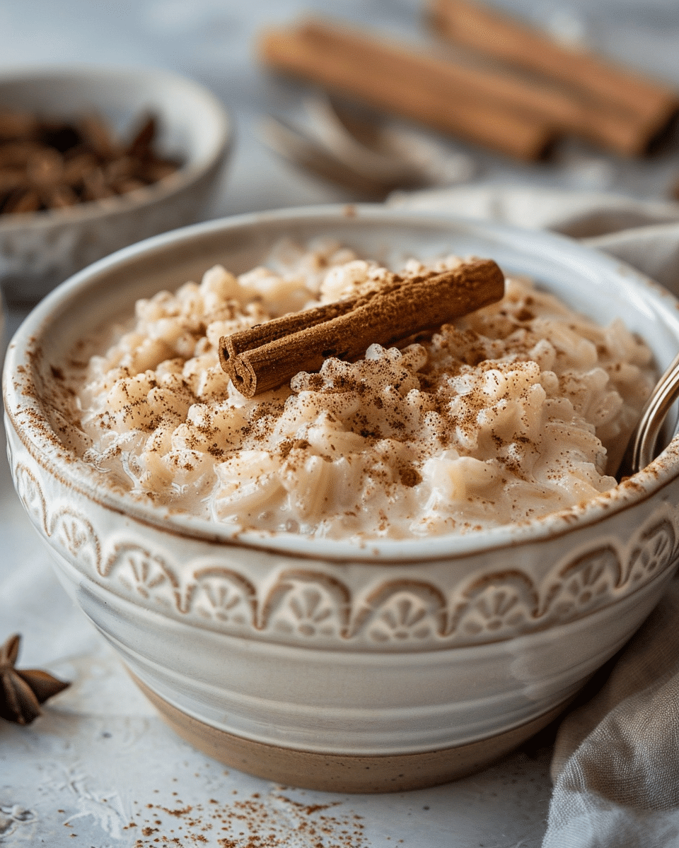 Creamy Cinnamon Rice Pudding