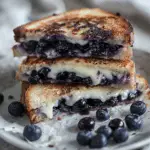 Crispy Blueberry Grilled Cheese