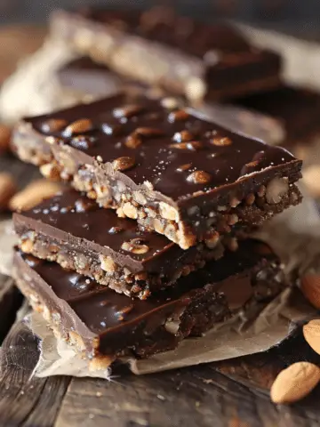 Dark Chocolate and Sea Salt Nut Bars