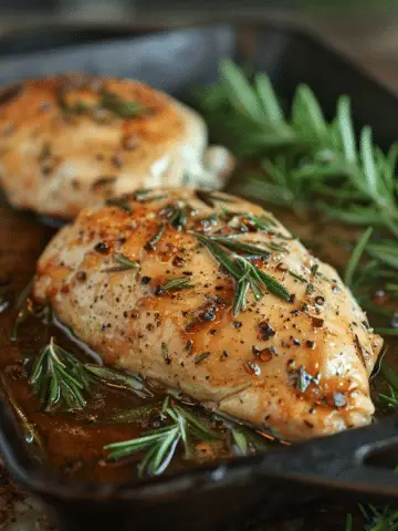 Delicious Rosemary Dijon Chicken