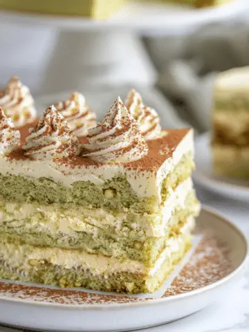 Easy Pistachio Tiramisu