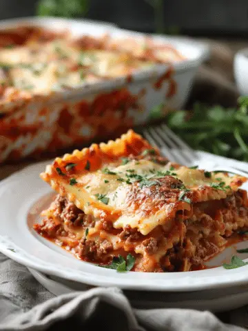 Easy Ravioli Lasagna Casserole
