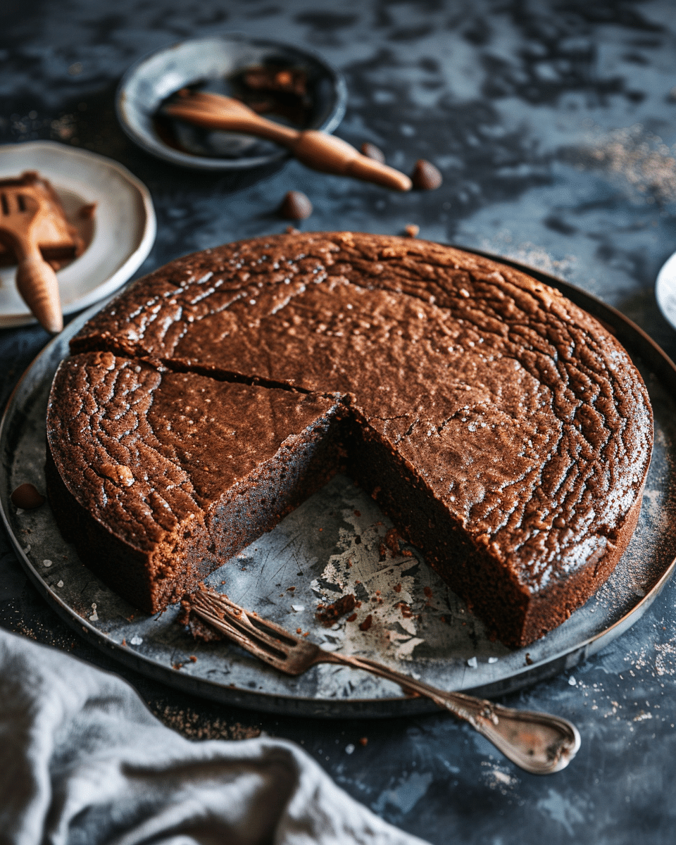 Flourless Gingerbread Zucchini Cake
