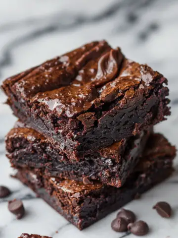 Fudgy Vegan Peanut Butter Brownies