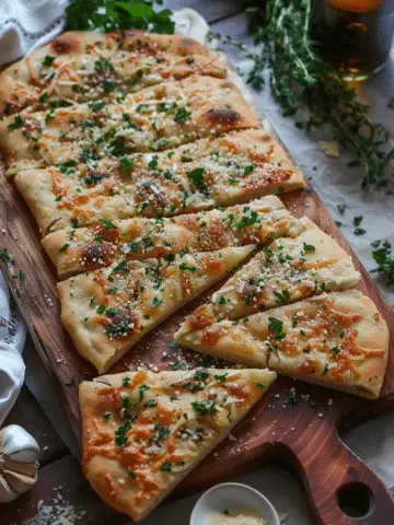 Garlic Parmesan Flatbread