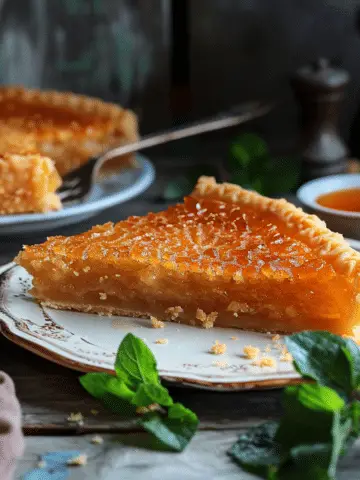Golden Greek Honey Pie (Melopita)