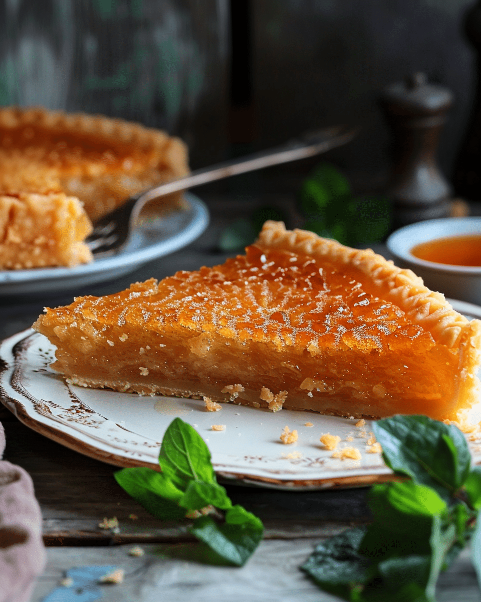Golden Greek Honey Pie (Melopita)