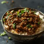 Ground Beef Hot Honey Bowl