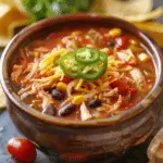 Hearty 7‑Can Chicken Taco Soup