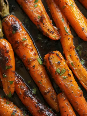 Honey Brown Sugar Roasted Carrots