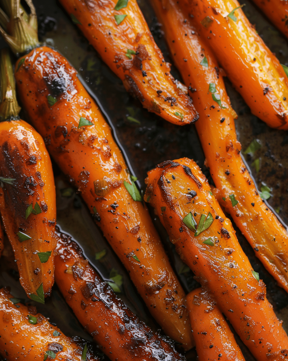 Honey Brown Sugar Roasted Carrots