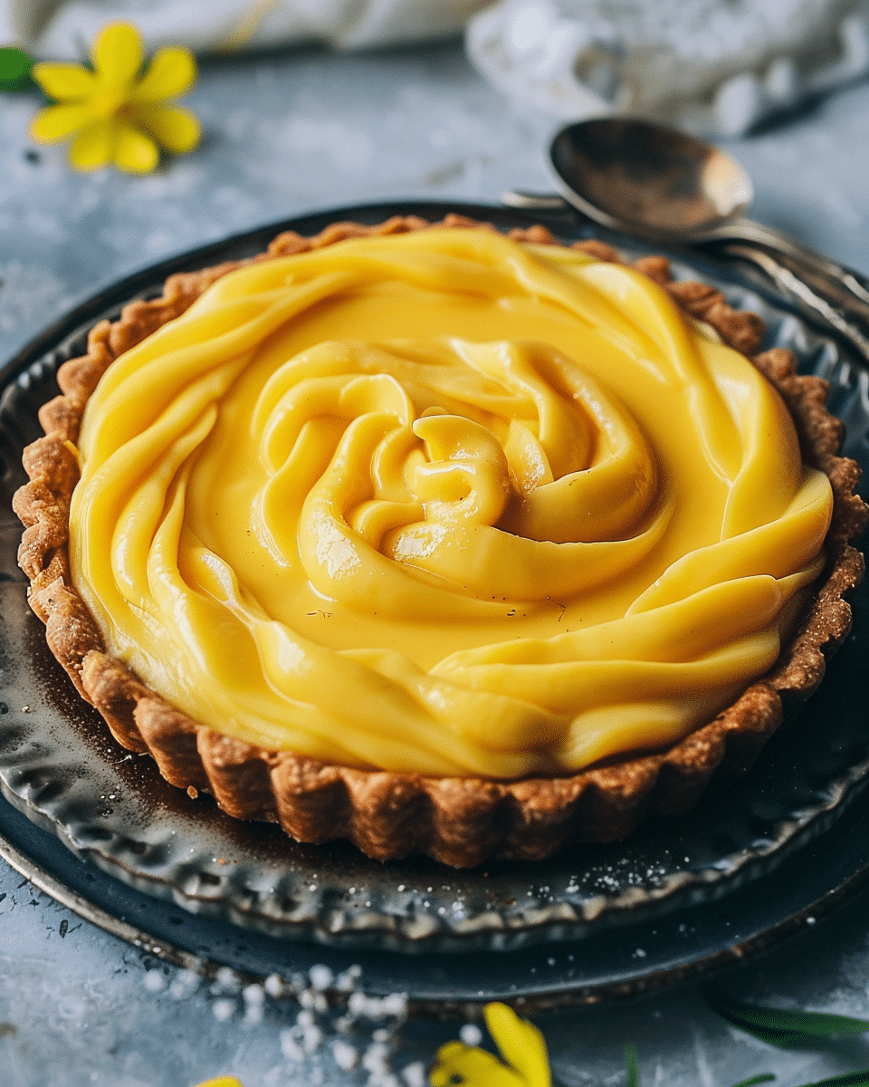 Mango Curd Tart