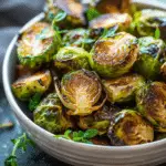 Maple Roasted Brussels Sprouts