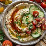 Mediterranean Bruschetta Hummus Platter