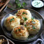 Pan-Fried Cabbage and Noodle Buns