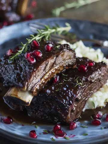 Pomegranate‑Braised Short Ribs