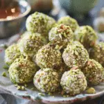 Ricotta Pistachio Honey Bites