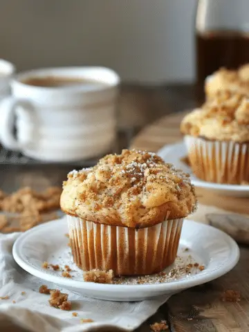 Sourdough Coffee Cake Muffins