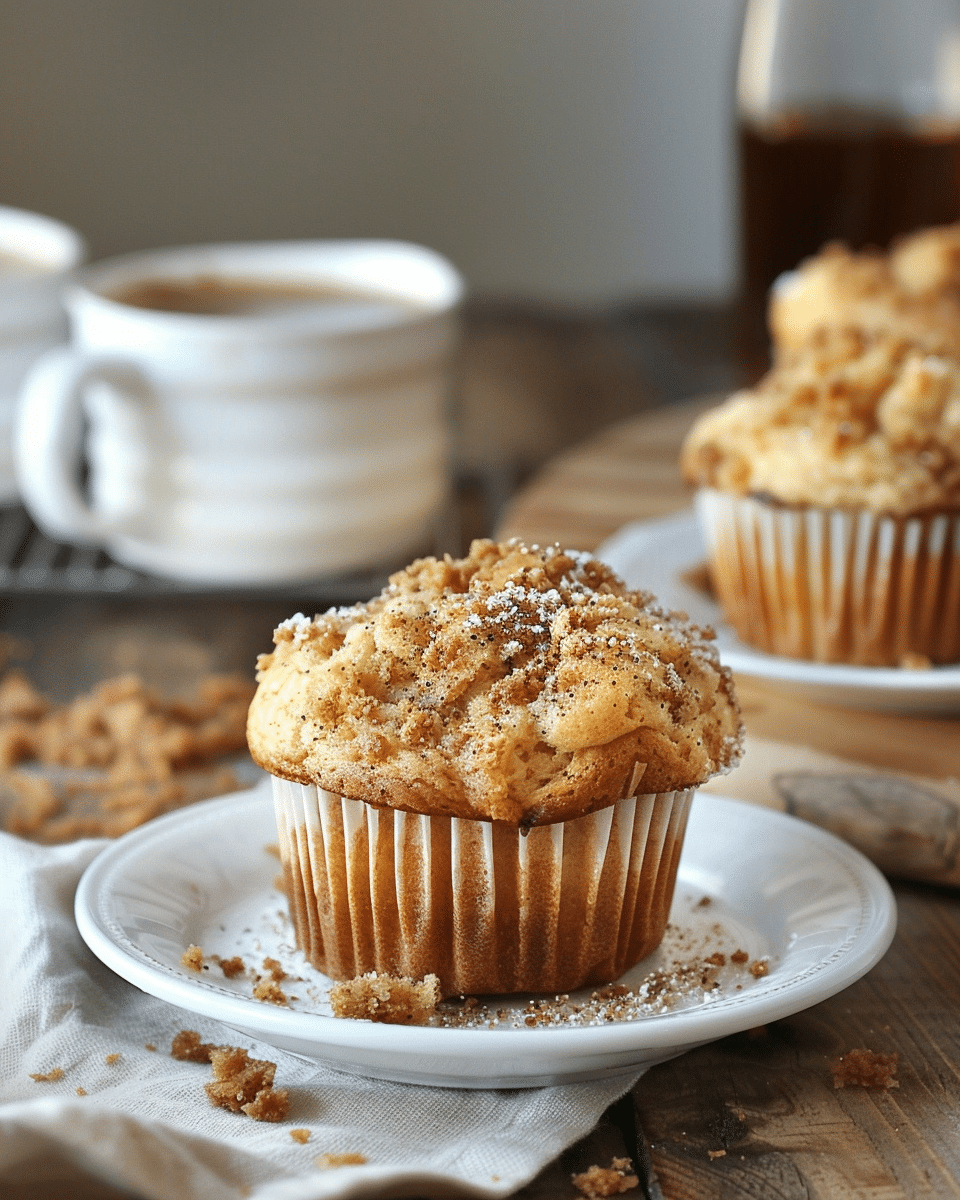Sourdough Coffee Cake Muffins