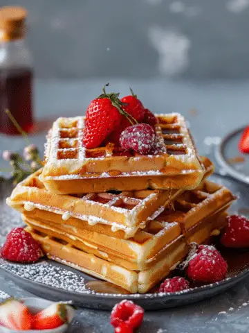 Sourdough Discard Waffles