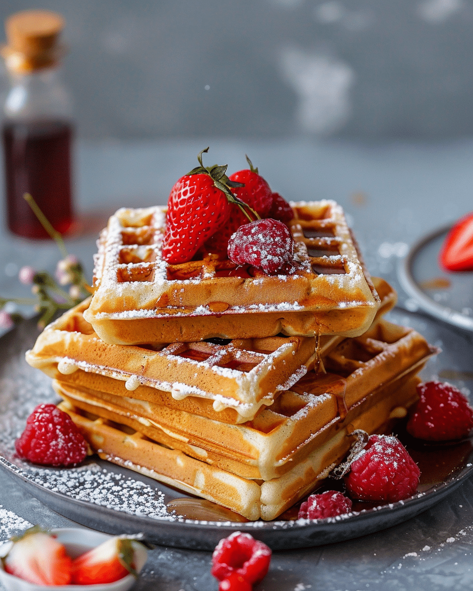 Sourdough Discard Waffles