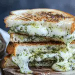 Sourdough Pesto Grilled Cheese