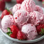 Strawberry Frozen Yogurt Bites