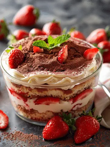Strawberry Tiramisu (Tiramisù alle Fragole)