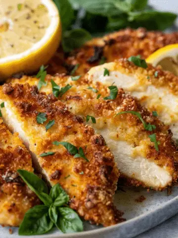 Air Fryer Parmesan Crusted Chicken