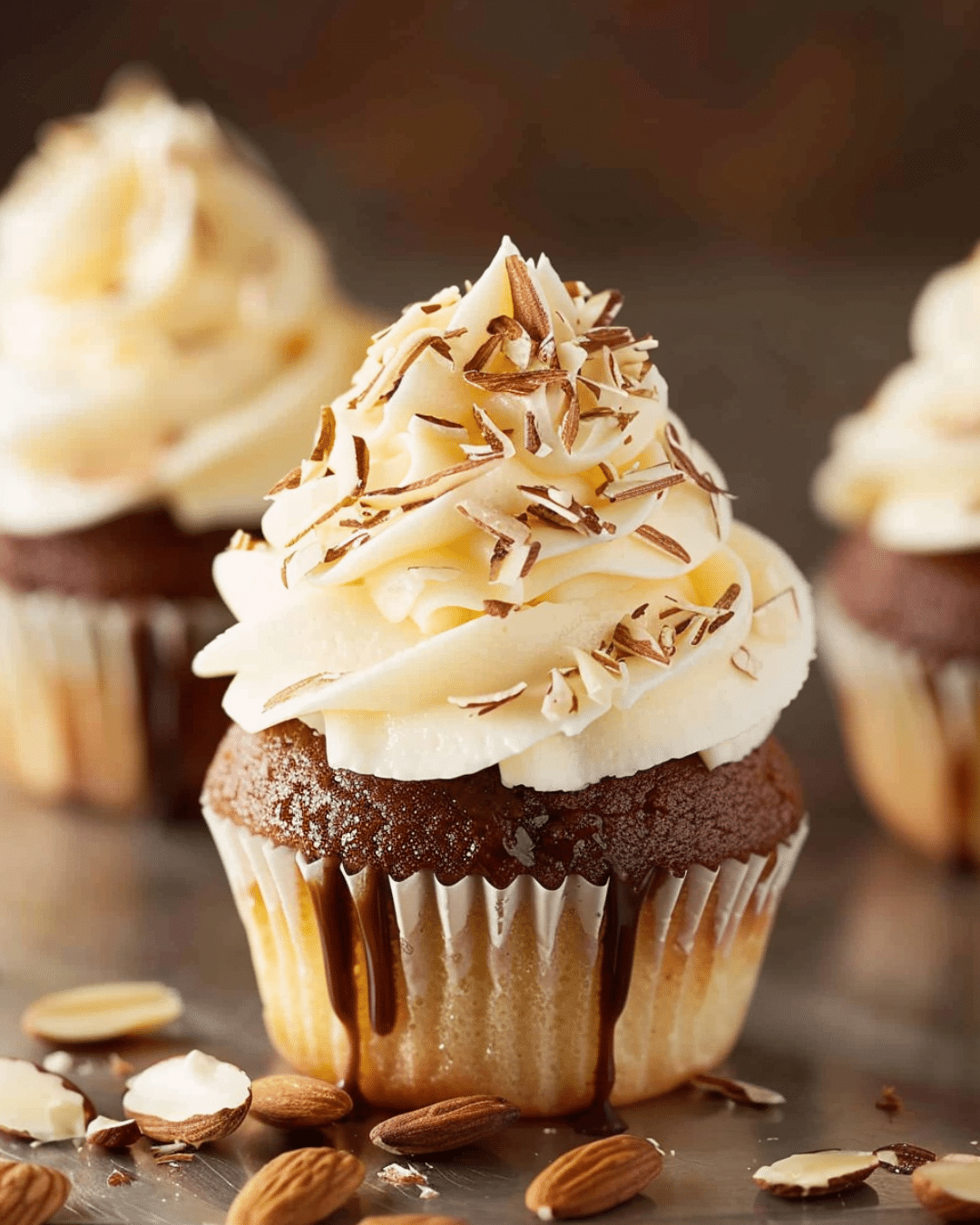 Almond Amaretto Cupcakes