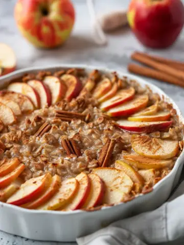 Apple Cinnamon Baked Oats 6 Apple Cinnamon Baked Oats