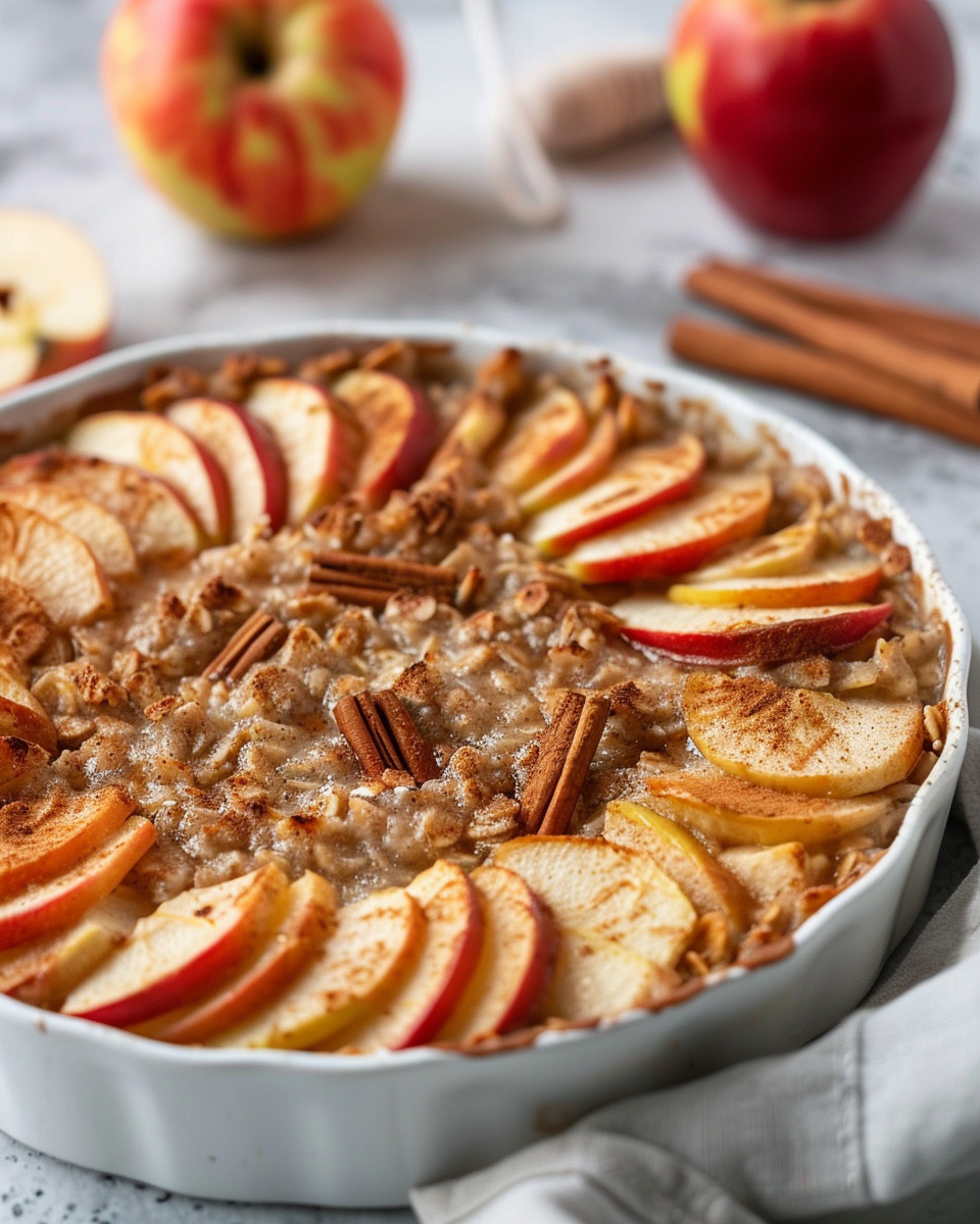 Apple Cinnamon Baked Oats