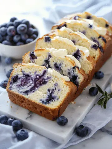 Blueberry Cream Cheese Bread