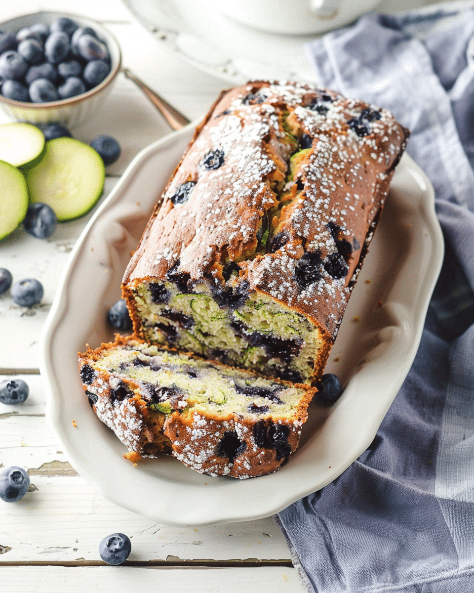 Blueberry Zucchini Bread