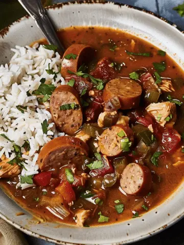 Cajun Chicken and Sausage Gumbo