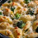 Chicken & Broccoli Alfredo Stuffed Shells