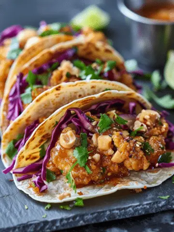 Chicken Wonton Tacos