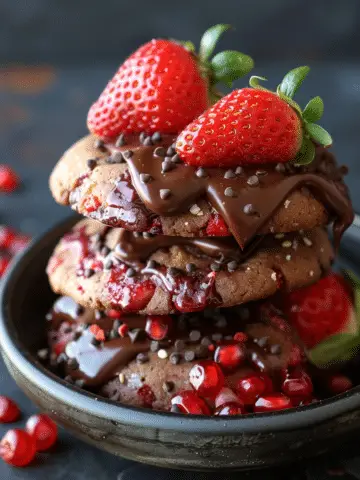 Chocolate Covered Strawberry Cookies