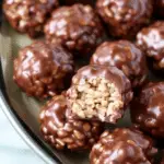 Chocolate Rice Krispie Balls (No-Bake!)