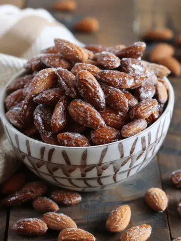 Cinnamon Candied Almonds