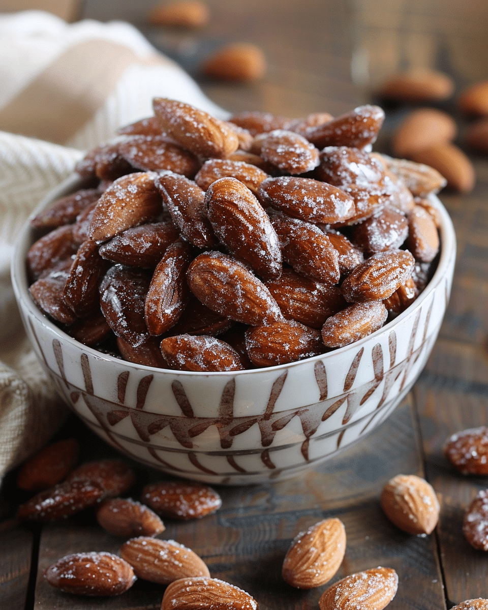Cinnamon Candied Almonds