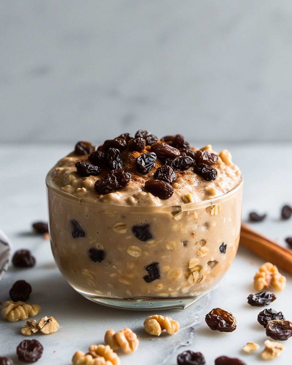 Cinnamon Raisin Overnight Oats