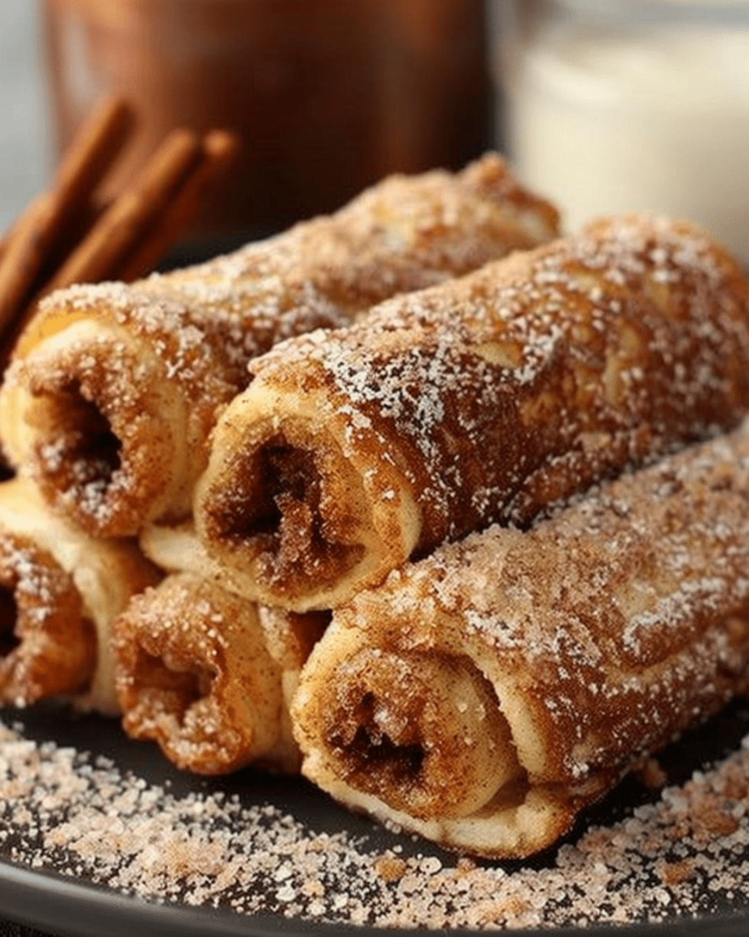 Cinnamon Sugar French Toast Roll-Ups