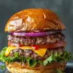 Classic Juicy Homemade Beef Burgers