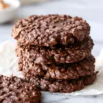 Classic No-Bake Chocolate Peanut Butter Cookies